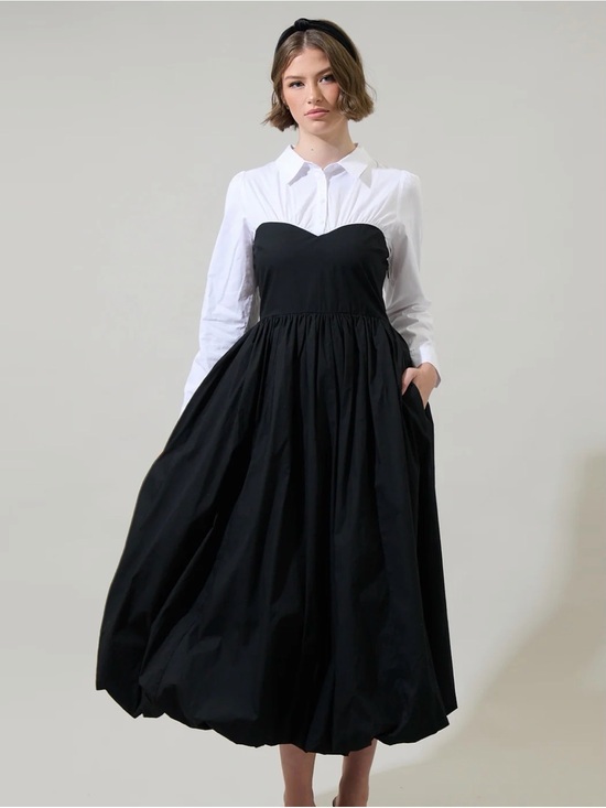 Sugarlips Dresses & Skirts - NWT Sugarlips Black Sweetheart Midi Dress